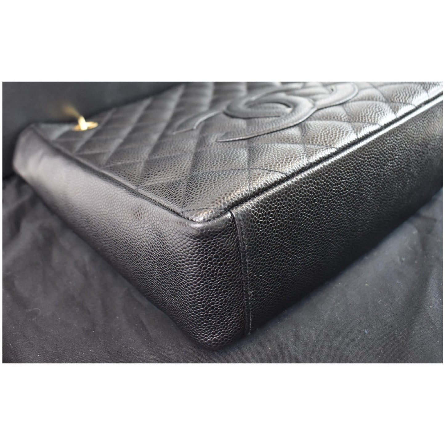 CHANEL Petit Shopping Tote PST Tote Bag Black