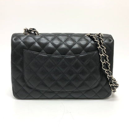 CHANEL Shoulder Bag A28600 Caviar skin black Matrasse 30
