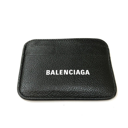 BALENCIAGA Card Case 593812 leather black logo