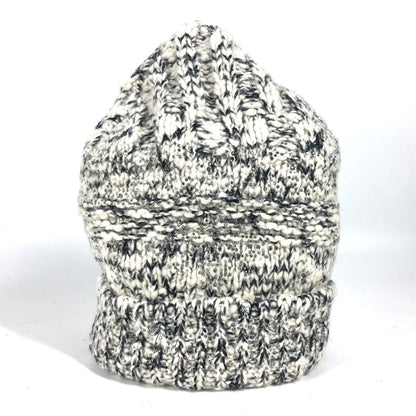 CHANEL Knit hat Wool / cashmere black Rhinestone Women