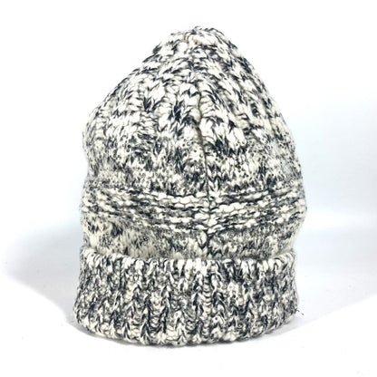 CHANEL Knit hat Wool / cashmere black Rhinestone Women