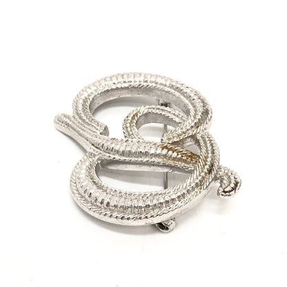 Dior Brooch metal Silver logo CD