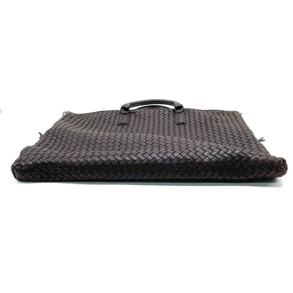 Bottega Veneta Maxi Convertible Tote Dark Chocolate Brown Leather 50cm