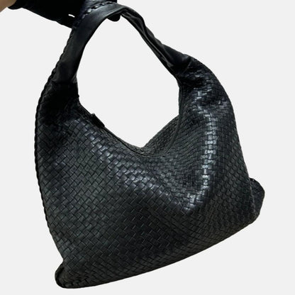 Bottega Veneta Veneta Hobo Large Black 50-53cm Lambskin Leather