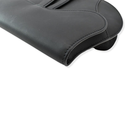CHRISTIAN DIOR Saddle Mini Leather Shoulder Bag Black - Hot Deals