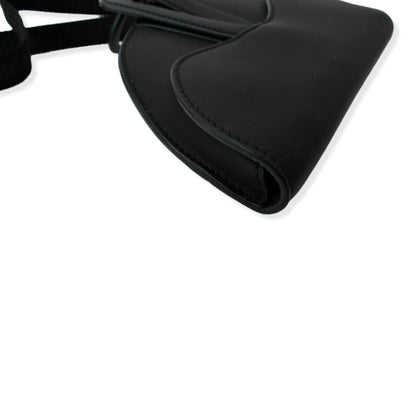 CHRISTIAN DIOR Saddle Mini Leather Shoulder Bag Black - Hot Deals