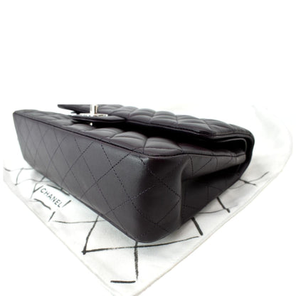CHANEL Classic Flap Small Calfskin Leather Shoulder Bag Maroon