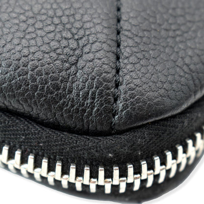 CHANEL Expandable Zip Around Caviar Quilted Tote Shoulder Bag Black