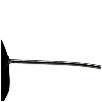 CHANEL Shield Acetate Sunglasses Metallic Lens