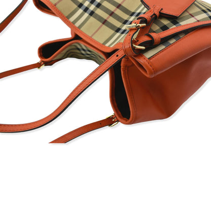 BURBERRY Canterbury Haymarket Check Tote Bag Multicolor