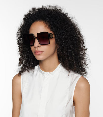 DIOR 30 MONTAIGNE SU OVERSIZED SQUARE SUNGLASSES