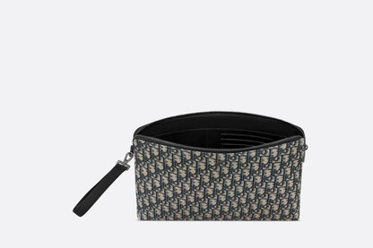 DIOR OBLIQUE A4 ZIPPED POUCH