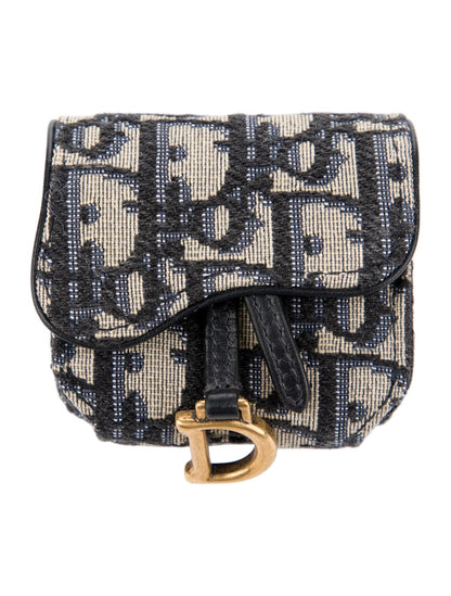 DIOR TROTTER CANVAS SADDLE AIRPODS PRO CASE
