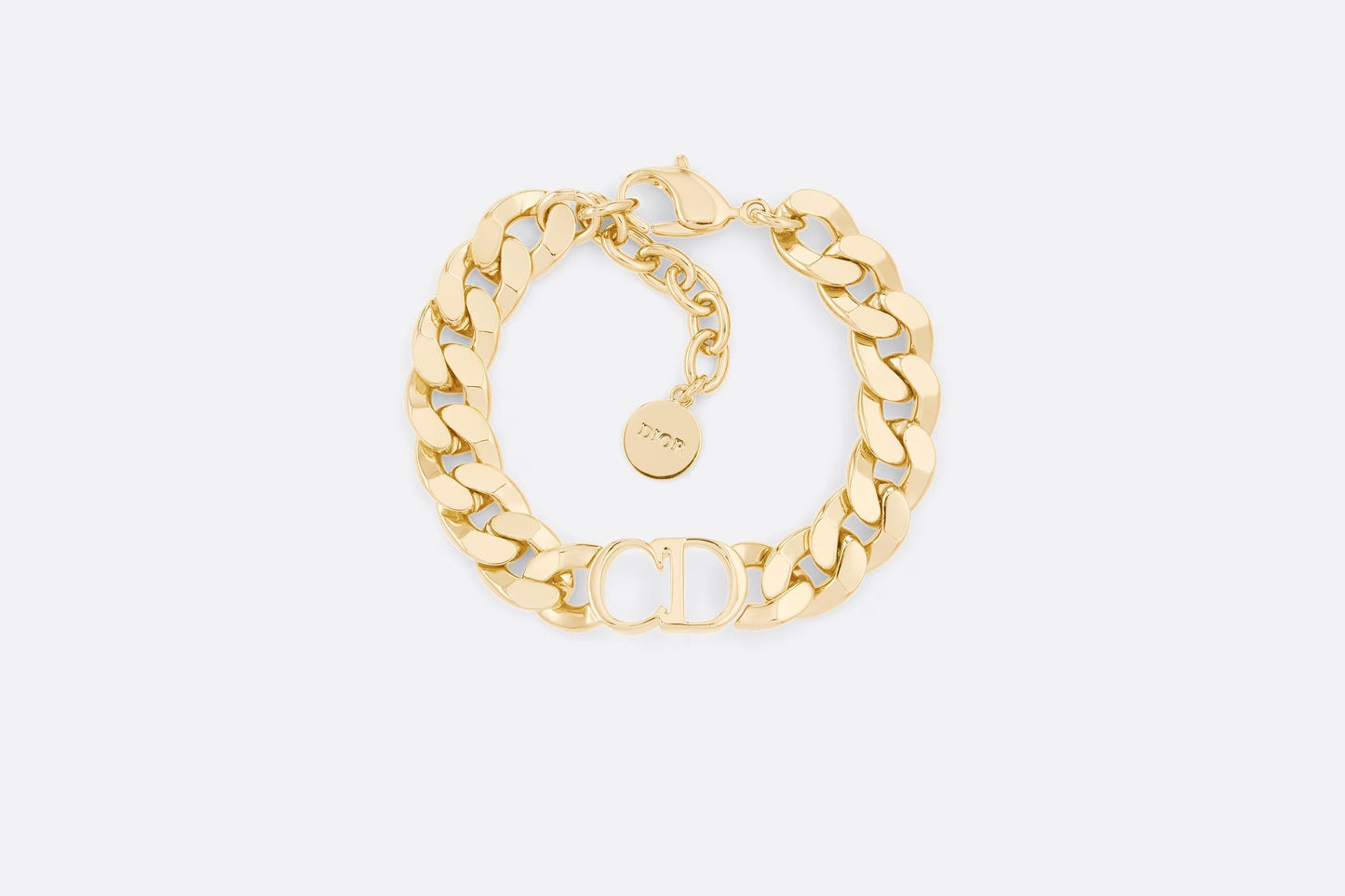 DIOR ÃTOILE CD LOGO CHAIN BRACELET