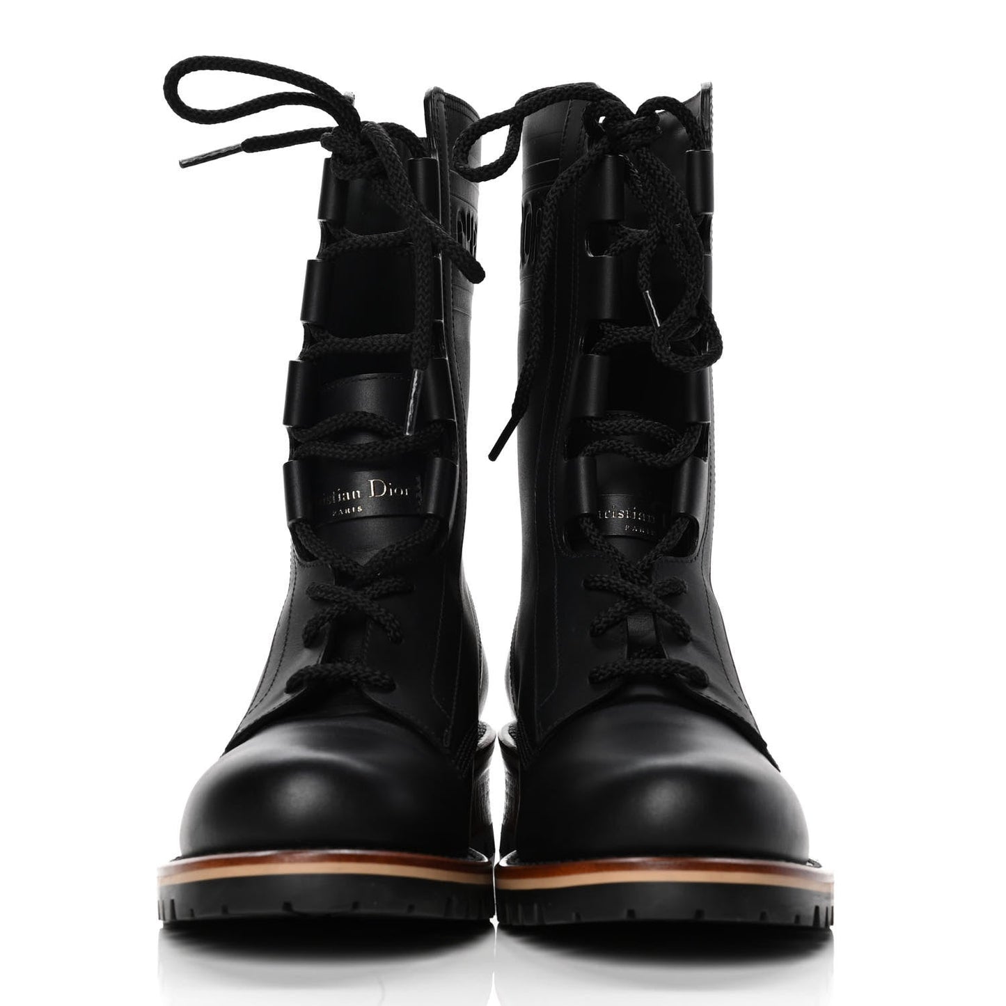 DIOR CALFSKIN LEATHER QUEST HIKING BOOTS