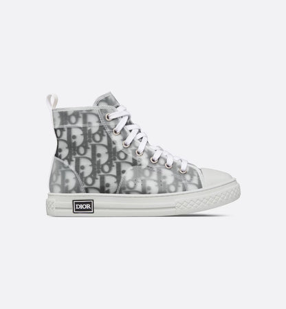 DIOR MEN'S B23 OBLIQUE CANVAS HIGH TOP SNEAKERS