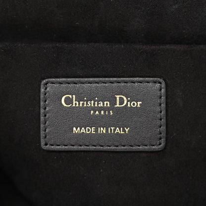 DIOR LAMBSKIN LEATHER CANNAGE SMALL DIORTRAVEL VANITY CASE