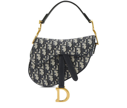 DIOR OBLIQUE JACQUARD MINI SADDLE BAG