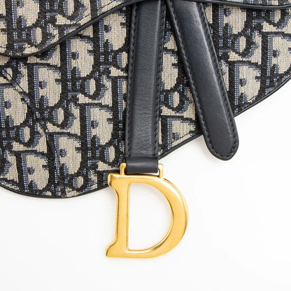 CHRISTIAN DIOR OBLIQUE SADDLE BELT BAG