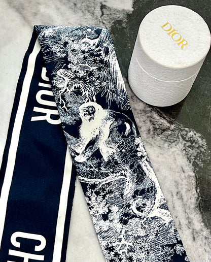 CHRISTIAN DIOR TOILE DE JOUY REVERSE CAPRI MITZAH SCARF