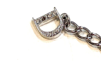 CHRISTIAN DIOR VINTAGE SILVER PLATED BRACELET