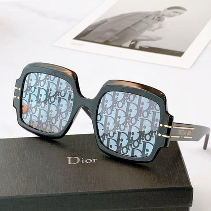 DIOR DIORSIGNATURE OVERSIZED LOGO ACETATE SUNGLASSES