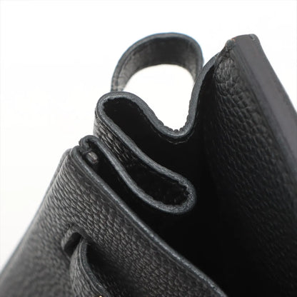 Hermes Birkin 30  Togo H Square Stamp Noir Black