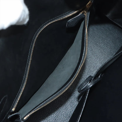 Hermes Birkin 30  Togo H Square Stamp Noir Black