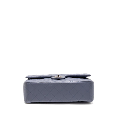 Chanel Maxi Classic Double Flap Bag Lambskin Light Purple SHW