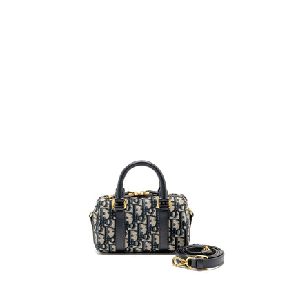 Dior Groove 17 Nano Purse Dior Oblique Jacquard Blue
