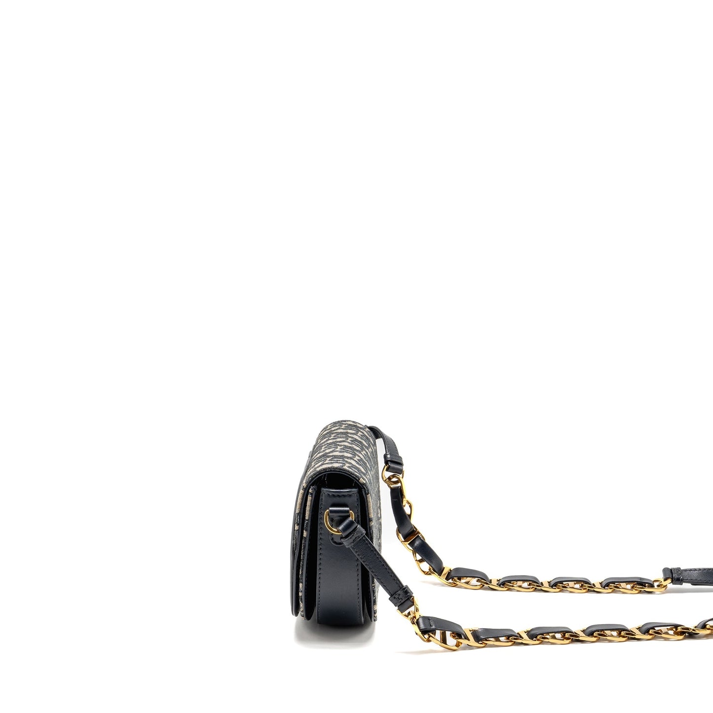 Dior Signature Crossbody Purse Oblique Canvas Navy