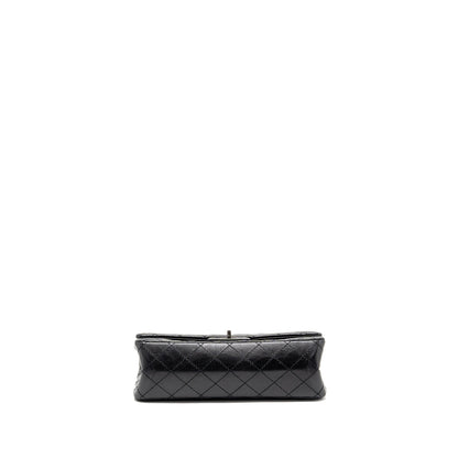Chanel Small 2.55 Reissue Flap Bag Aged Calfskin Black SHW (Microchip)