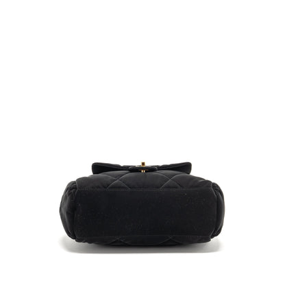 Chanel 24N Ski Series Coconeige Shoulder Bag Nylon Black GHW(microchip)