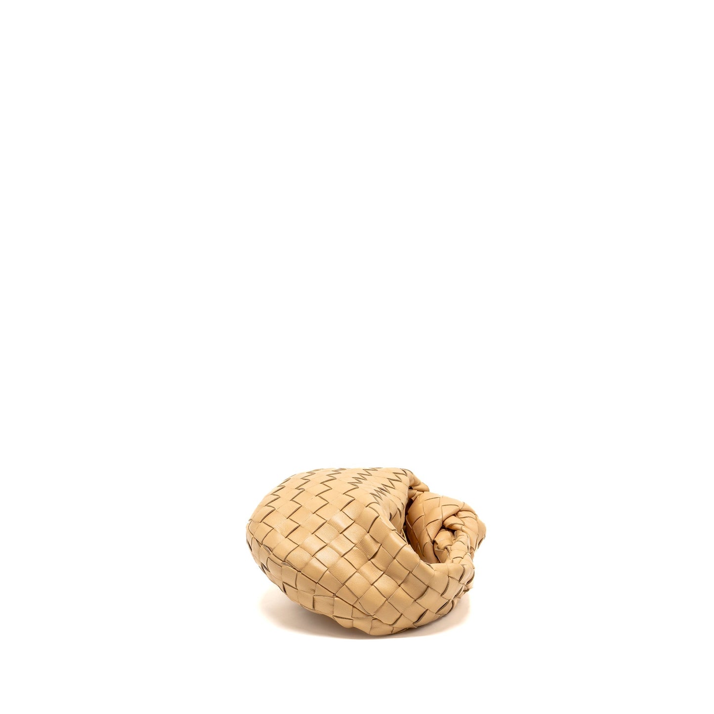 Bottega Veneta Mini Jodie Lambskin Beige