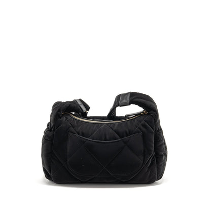 Chanel 24N Ski Series Coconeige Shoulder Bag Nylon Black GHW(microchip)