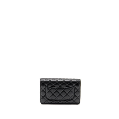 Chanel Classic Wallet on Chain Caviar Black SHW