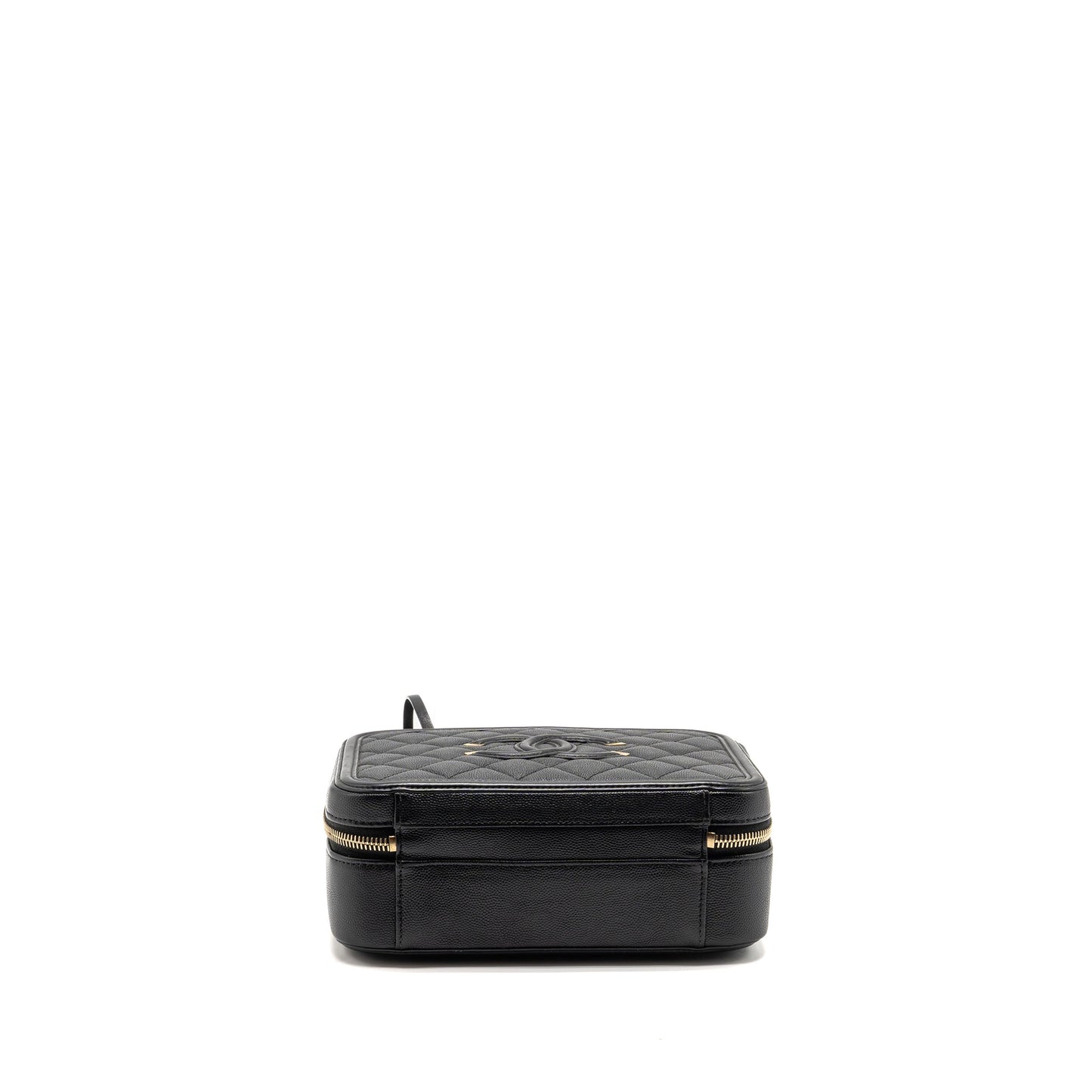 Chanel CC Filigree vanity caviar black GHW