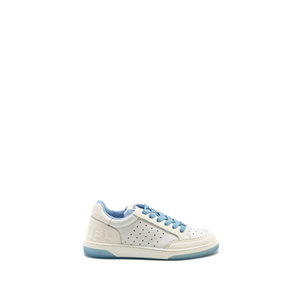 Chanel Size 37 Runner Tennis Sneakers Leather Blue/White