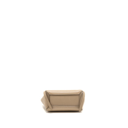Celine Pico Belt Purse Grained Calfskin Beige