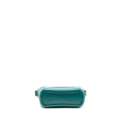Chanel Small Gabrielle Hobo Bag Aged Calfskin Green Multicoloured hareware