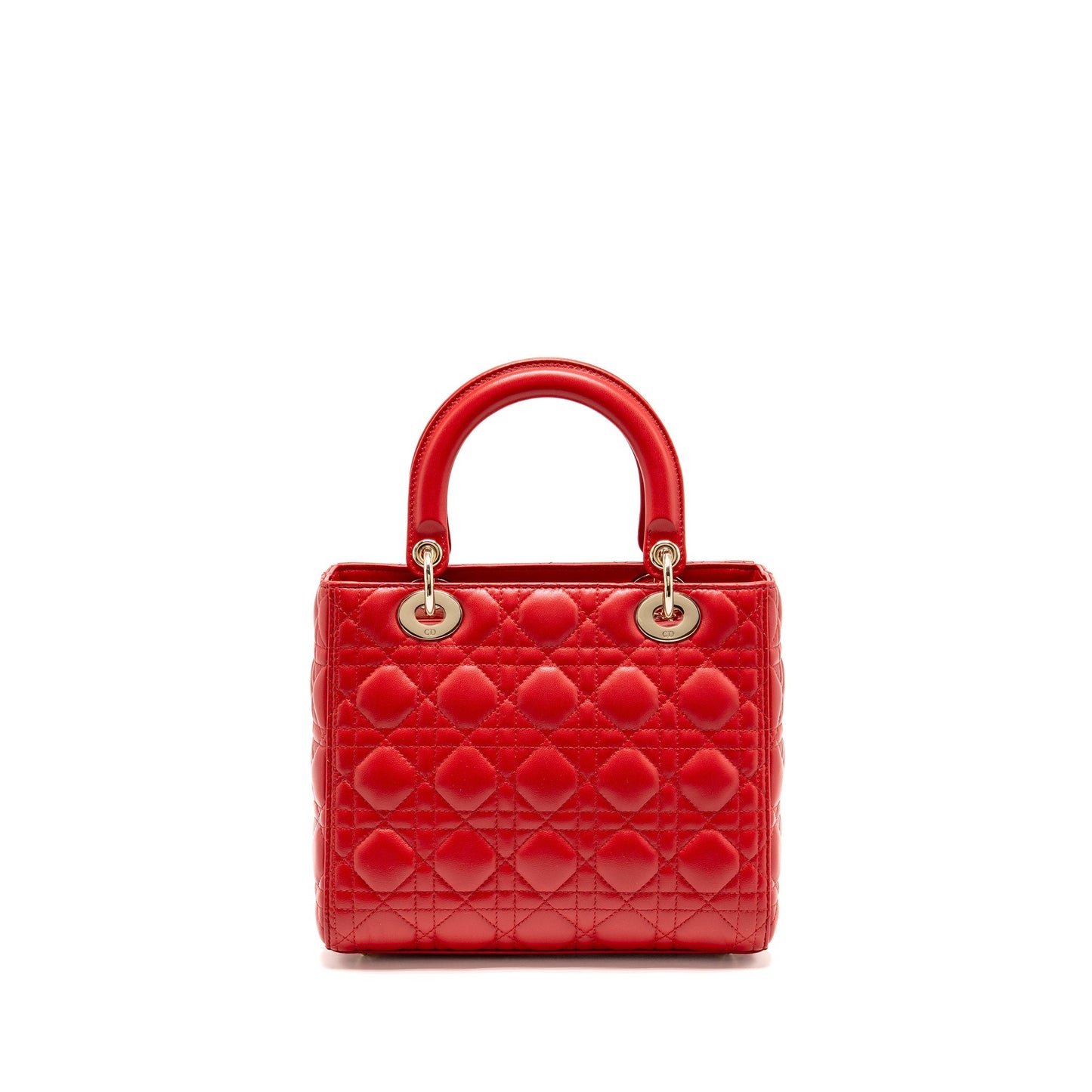 Dior Medium Lady Dior Lambskin Red