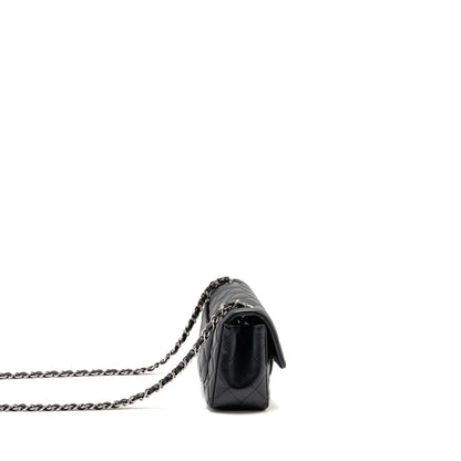 Chanel Mini Rectangular Flap Bag Lambskin Black SHW