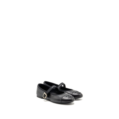 Chanel size 36.5 Mary Janeâs ballet lambskin black