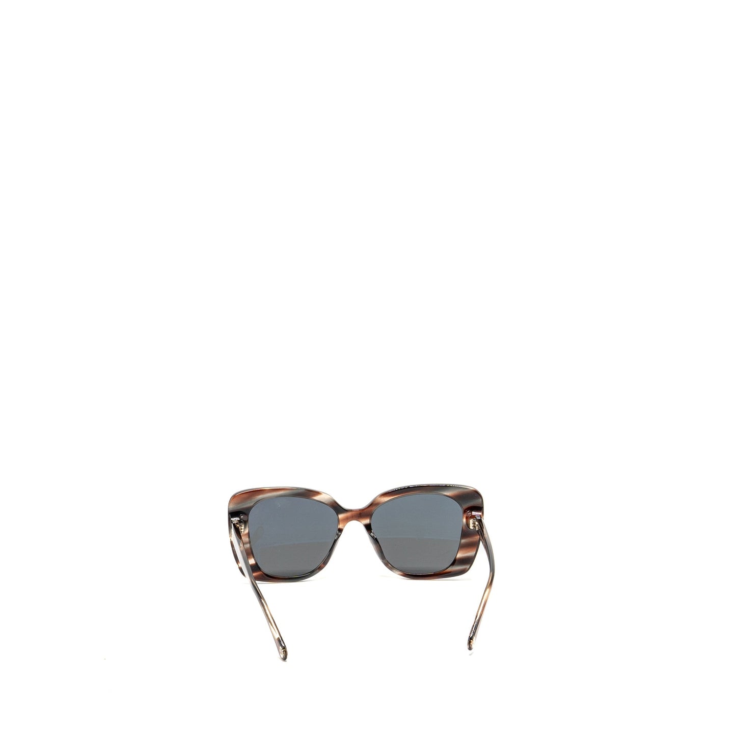 Chanel Rectangle Sunglasses Acetate Black Polar Grey Gradient LGHW A71533