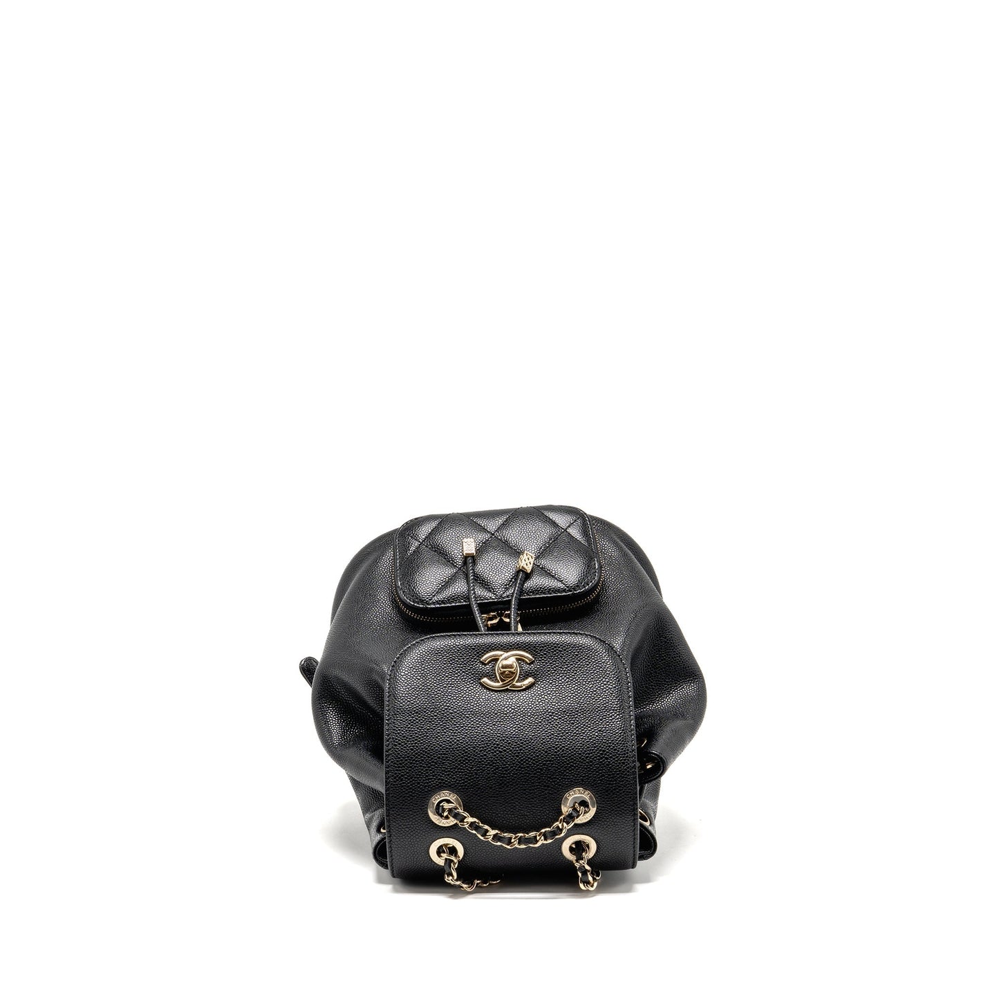Chanel affinity backpack caviar black LGHW (microchip)