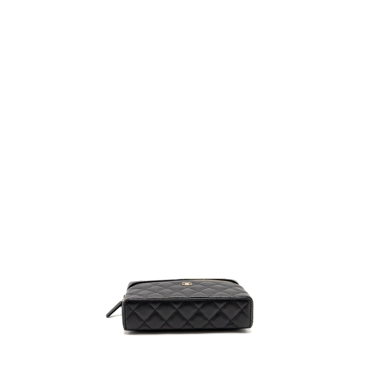 Chanel 25p CC Top Handle Vanity Bag Caviar Black LGHW(microchip)
