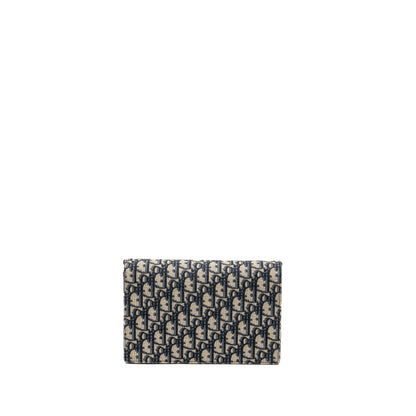Saddle Pouch Dior Oblique Canvas Blue