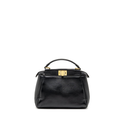 Fendi Mini Peekaboo Lambskin BLACK