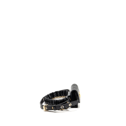 Chanel 22C AirPods Case Lambskin Black Multicolour Hardware