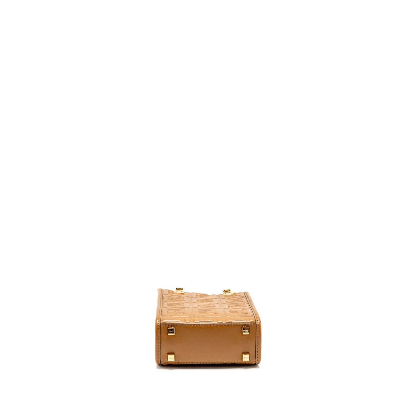 Fendi Mini sunshine shopper Purse leather brown